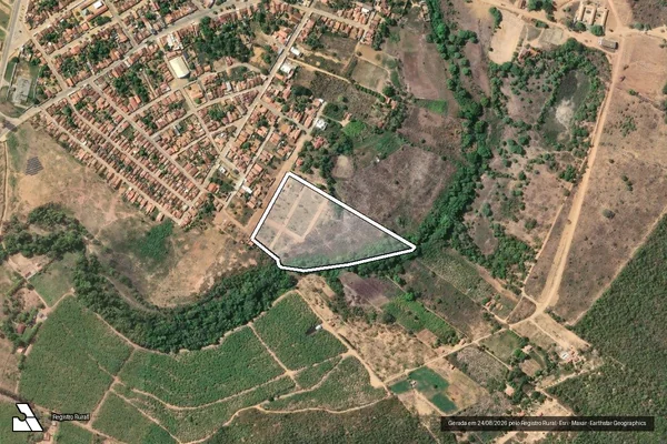 Imagem de satélite de FAZENDA EGITO - Parte 2 em Wagner - BA