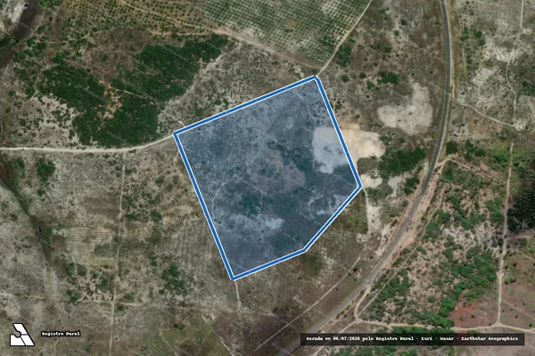 Imagem de satélite de Fazenda Fudão Frysk - Parte 1 em Conde - BA
