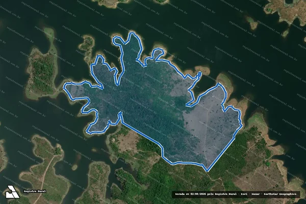 Imagem de satélite de FAZENDA DOIS IRMÃOS - PARTE A em Jacundá - PA