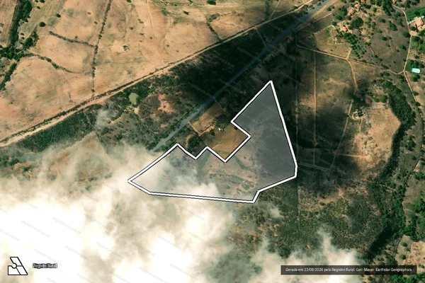 Imagem de satélite de FAZENDA TAPERINHA - Gleba 02 em Tucano - BA