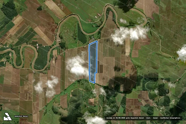 Imagem de satélite de FAZENDA BORBA - PARCELA 02 em Guaramirim - SC