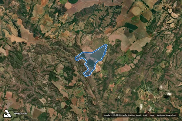 Imagem de satélite de FAZENDA BOCAINA - PARCELA 05 em Coromandel - MG