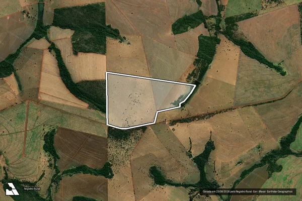 Imagem de satélite de FAZENDA SANTA LÚCIA  - FAZENDA SANTA LÚCIA em Canápolis - MG
