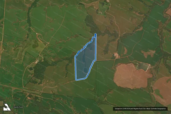 Imagem de satélite de Imóvel rural sem denominação - Gleba ?A? em Júlio de Castilhos - RS