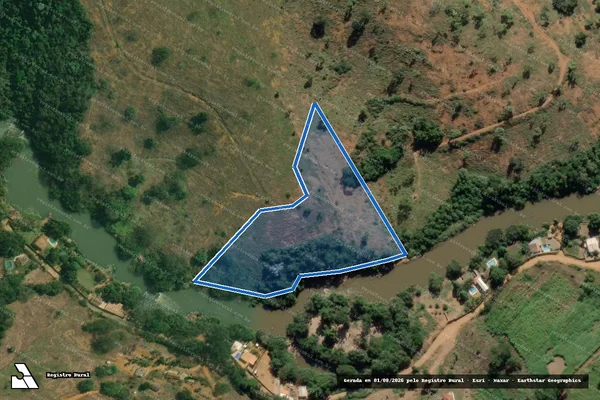 Imagem de satélite de SÍTIO SÃO JORGE - PARCELA 09 em Descoberto - MG