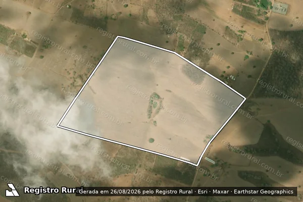 Imagem de satélite de FAZENDA BOA ESPERENÇA - Parte 1 em Gararu - SE