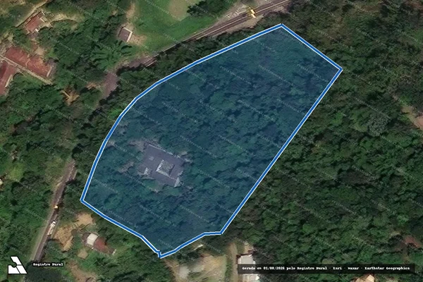 Imagem de satélite de GLEBA 2 - FAZENDA FLORESTA - Parcela 1 em Juiz de Fora - MG