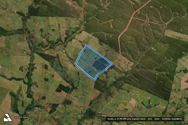 Imagem de satélite de FAZENDA SÃO JOSÉ - GLEBA A em Santa Rita do Pardo - MS
