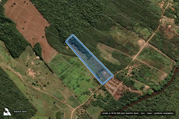 Imagem de satélite de LOTE 53 DA GLEBA PIC/BC ? LOTEAMENTO RURAL BEIRA RIO MEARIM - Parte 05 em Barra do Corda - MA