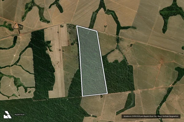Imagem de satélite de Lote Rural n° 375 - 2320 em Paranaíta - MT