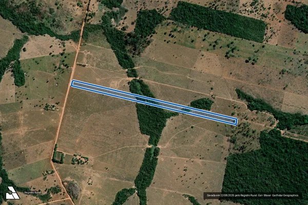 Imagem de satélite de Fazenda Nossa Senhora Aparecida ? Gleba B - Matrícula n° 4266 - Gleba B em Paranaíta - MT
