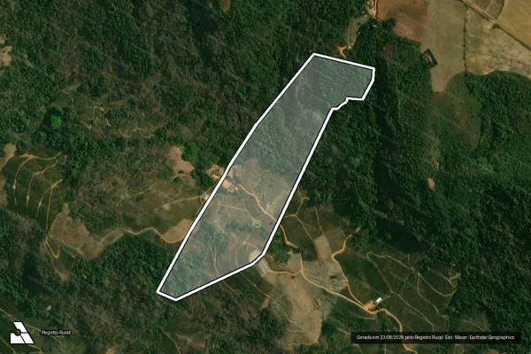 Imagem de satélite de Fazenda Ribeirao do Costa - Parte 1 - Desm M-1748-2334-2416 em Afonso Cláudio - ES