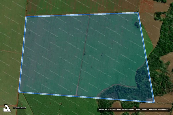 Imagem de satélite de Fazenda Vó Geni - Parte 1 em Dourados - MS