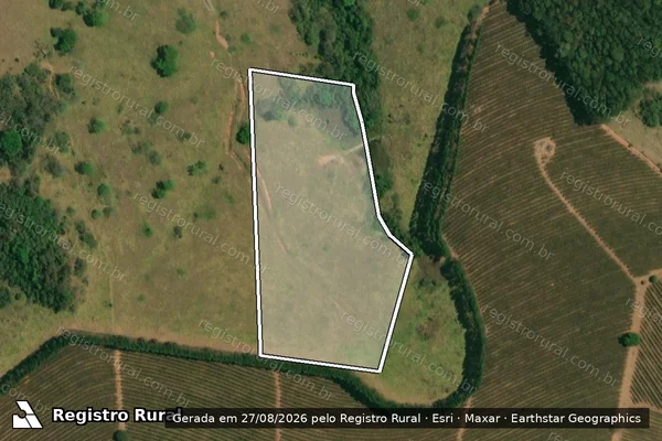 Imagem de satélite de Fazenda São Joaquim - PARCELA 01 em Campestre - MG