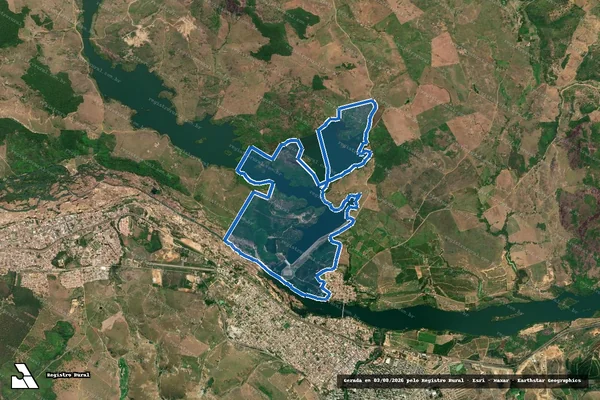 Imagem de satélite de Fazenda Viçosa - GLEBA 1 em Aimorés - MG
