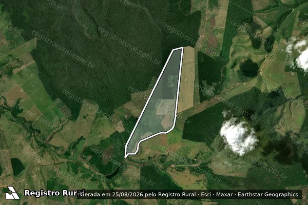 Imagem de satélite de FAZENDA SÃO FRANCISCO - Única em Marajá do Sena - MA