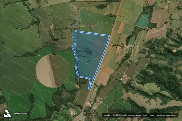 Imagem de satélite de FAZENDA BIG-VALLEY - FAZENDA BIG-VALLEY em Itapetininga - SP