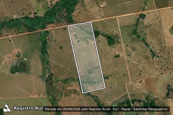 Imagem de satélite de LOTE 01 – PROJETO DE ASSENTAMENTO UNIÃO FLOR DA SERRA
 / LOTE 01 – PROJETO DE ASSENTAMENTO UNIÃO FLOR DA SERRA