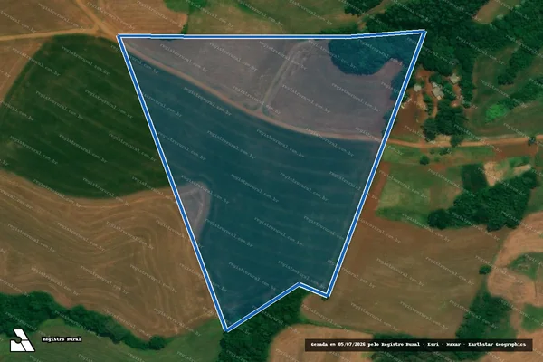 Imagem de satélite de LOTE Nº 16, GLEBA Nº 02, RIO BONITO, IMÓVEL CHOPIM - LOTE Nº 16, GLEBA Nº 02, RIO BONITO, IMÓVEL CHOPIM em São João - PR