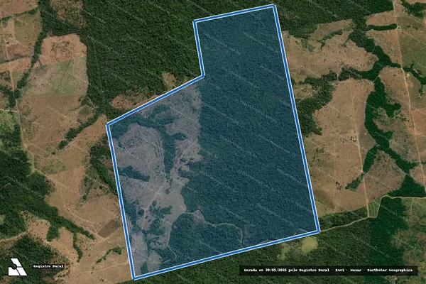 Imagem de satélite de Fazenda Novo Brasil / Parte 4 em Nova Monte Verde - MT