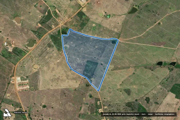 Imagem de satélite de FAZENDA CAMPO FORMOSO - FAZENDA CAMPO FORMOSO em Gracho Cardoso - SE
