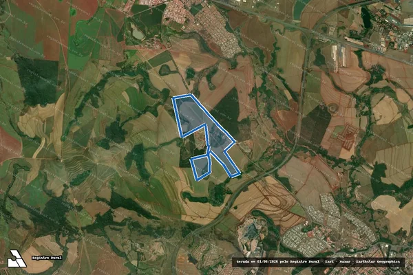 Imagem de satélite de Fazenda Caieira - 2 de 2 em Cordeirópolis - SP
