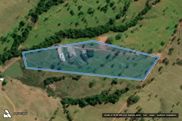 Imagem de satélite de FAZENDA SALOBRO DE CIMA - 001 em Guapó - GO
