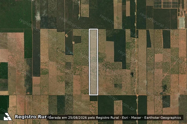 Imagem de satélite de Lote 34 ? VSE - Parte 1 em Serra do Mel - RN