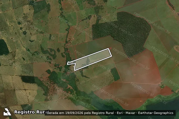 Imagem de satélite de Fazenda Bom Sucesso - Fazenda Bom Sucesso em Iturama - MG