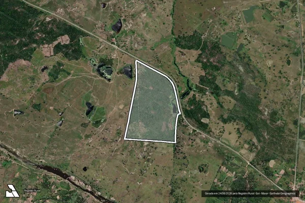 Imagem de satélite de Propriedade Santa Mônica - Parcela 01 em São Joaquim do Monte - PE