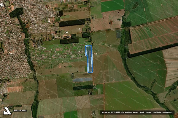 Imagem de satélite de ESTÂNCIA BELA MANHÃ - Parte 2 em Naviraí - MS