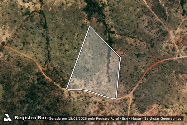 Imagem de satélite de Fazenda Pedrões ou Ribeiro Manso - Gleba A - GLEBA 206 em São Gonçalo do Abaeté - MG