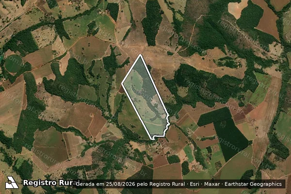 Imagem de satélite de FAZENDA NOSSA SENHORA APARECIDA - Parcela 1 em Vianópolis - GO