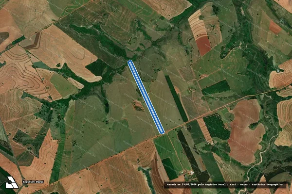 Imagem de satélite de Sitio Santo Antonio - Sitio Santo Antonio ? Gleba B em Tupã - SP