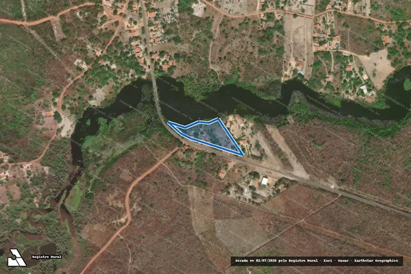 Imagem de satélite de OLHO D ÁGUA - Parte 3 em Luís Correia - PI