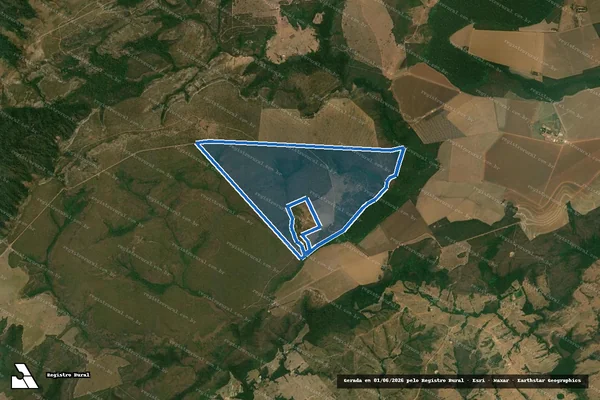 Imagem de satélite de Fazenda Sucupira - Fazenda Sucupira em Chapada dos Guimarães - MT