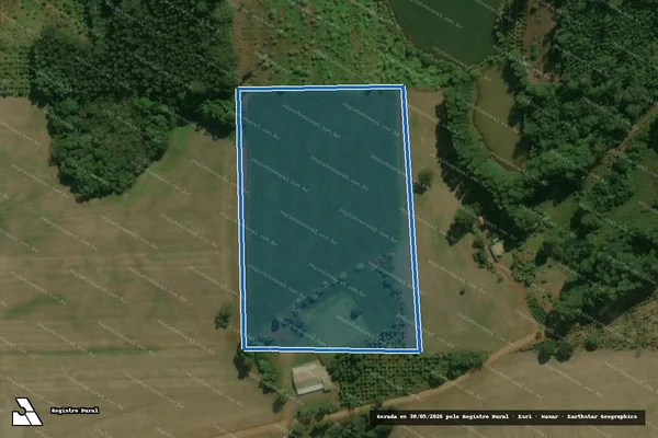 Imagem de satélite de Parte do Lote Rural nº 21 - PARTE DO LOTE RURAL Nº 21 em Áurea - RS