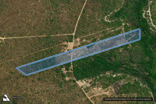 Imagem de satélite de Fazenda Angical - Gleba 18 - Gleba 18 em Riachão das Neves - BA
