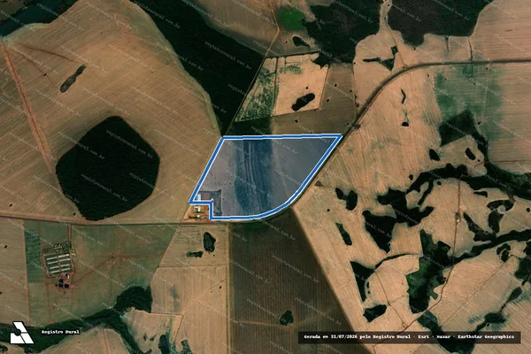 Imagem de satélite de FAZENDA SANTA MARIA - PARTE 1 em Paraúna - GO