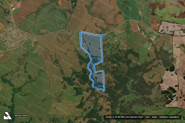 Imagem de satélite de Fazenda Morro Agudo - Parte 1 em Vacaria - RS