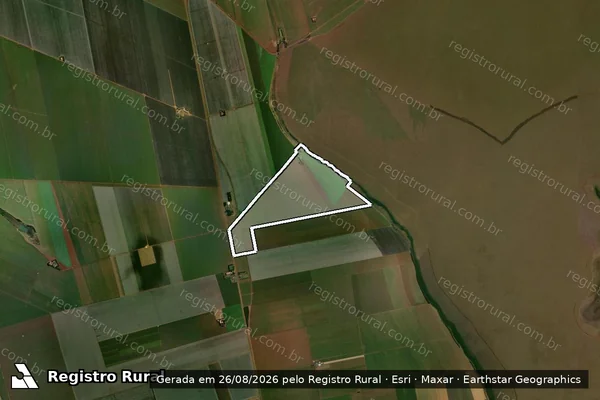 Imagem de satélite de FAZENDA BAÚS (PARTE) - GLEBA I em Costa Rica - MS