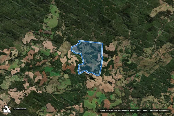Imagem de satélite de FAZENDA PERDIZINHAS - Parte 1 em Lebon Régis - SC
