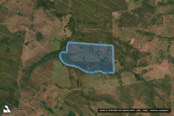 Imagem de satélite de FAZENDA RIO FORMOSO, PARTE DO LOTE n° 02, DO LOTEAMENTO TRÊS BARREIRAS, 2ª ETAPA, FOLHA E - 001 em Araguaçu - TO