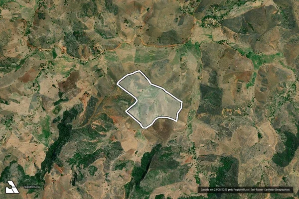 Imagem de satélite de FAZENDA EUCALIPTO - Parte 1 em Itanhomi - MG