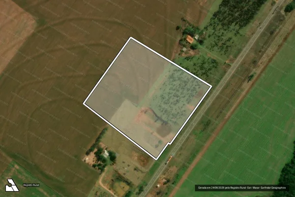Imagem de satélite de Projeto de Assentamento Itamarati II - Área de Uso Comum ? PA Itamarati II (Gleba B) em Ponta Porã - MS