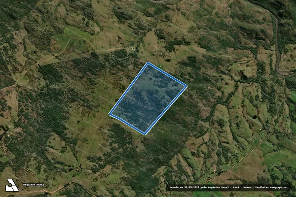 Imagem de satélite de Quatro Cantos - Quatro Cantos em Lavras do Sul - RS