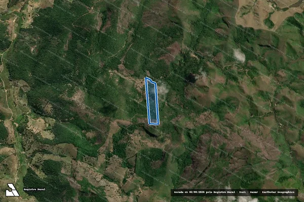 Imagem de satélite de FAZENDA BELA VISTA - Parte 32 em Caraí - MG