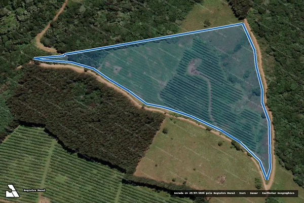 Imagem de satélite de Fazenda Estancia do Meio - AREA 2 em São Joaquim - SC