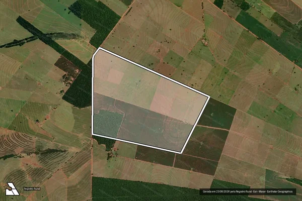 Imagem de satélite de FAZENDA VALE VERDE I-A DESMEMBRAMENTO - Parte 1 em Loanda - PR