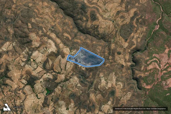 Imagem de satélite de Fazenda Morro - Parcela 1 em São Francisco - MG